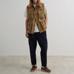 BARBOUR Modified Transport Vest in Golden Khaki