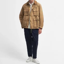 BARBOUR Modified Transport Casual Jacket in Golden Khaki