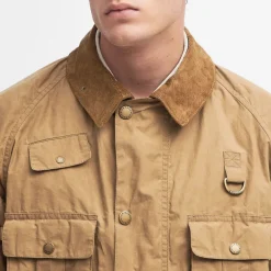BARBOUR Modified Transport Casual Jacket in Golden Khaki