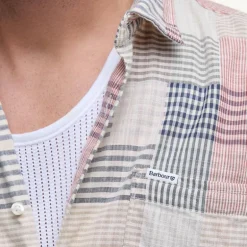 BARBOUR Oakshore Summer Fit Shirt in Washed Stone