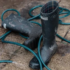 Barbour Snowdon Tall Welly Boots in Black