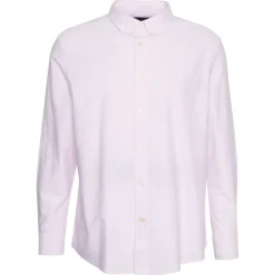 BARBOUR Striped Dunand OS Fit Oxford Shirt in Pink