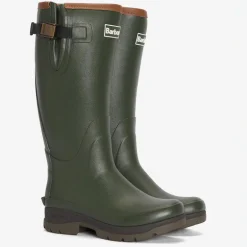 Barbour Tempest Tall Welly Boots in Olive