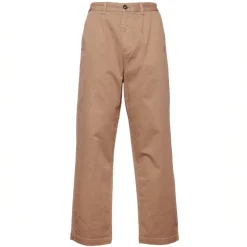 Barbour Washed Stretch Twill Relaxed Fit Trousers in Stone