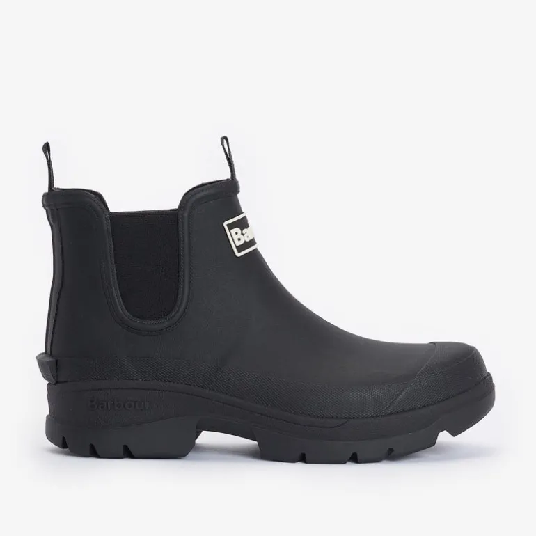 Barbour Womens Nimbus Chelsea Welly Boots in Black