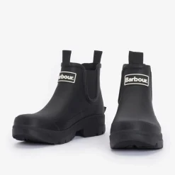 Barbour Womens Nimbus Chelsea Welly Boots in Black