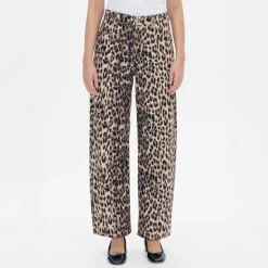 BAUM UND PFERDGARTEN Nara Jeans in Brown Baum Leopard