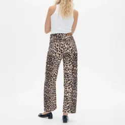 BAUM UND PFERDGARTEN Nara Jeans in Brown Baum Leopard