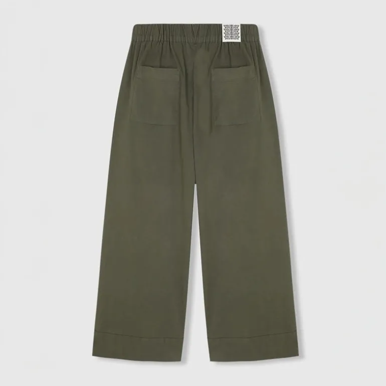 BEATRIZ FUREST Outside Wide Leg Trousers 49R316 in Kaki