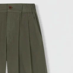 BEATRIZ FUREST Outside Wide Leg Trousers 49R316 in Kaki