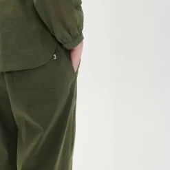 BEATRIZ FUREST Outside Wide Leg Trousers 49R316 in Kaki