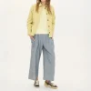BEATRIZ FUREST Yeti Fine Stripe Trouser 49R345 in Denim Blue