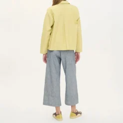 BEATRIZ FUREST Yeti Fine Stripe Trouser 49R345 in Denim Blue