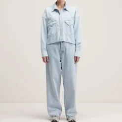 Bellerose Polar Shirt in Used Light Blue