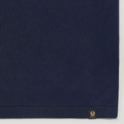 BELSTAFF Coast Knitted Polo in Dark Ink