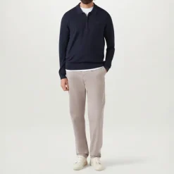 BELSTAFF Drift Knitted Polo in Dark Ink