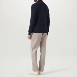 BELSTAFF Drift Knitted Polo in Dark Ink
