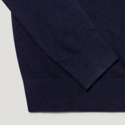 BELSTAFF Drift Knitted Polo in Dark Ink