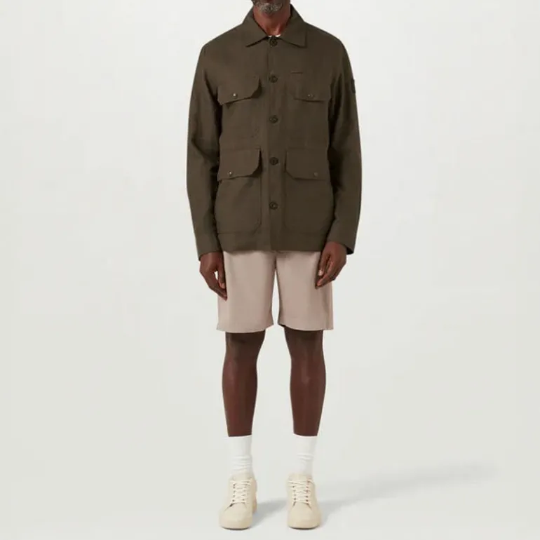BELSTAFF Forge Overshirt in Army Olive