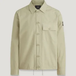 BELSTAFF Gulley Overshirt in Echo Green