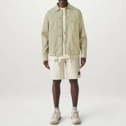 BELSTAFF Gulley Overshirt in Echo Green