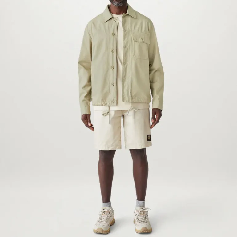 BELSTAFF Gulley Overshirt in Echo Green