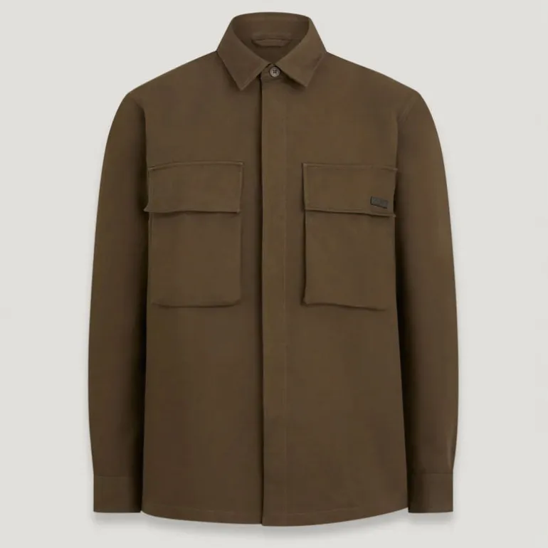 BELSTAFF Maker Shirt in Clay Brown