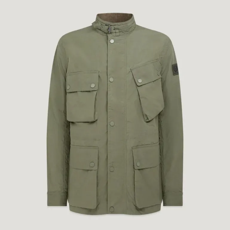 BELSTAFF Service Fieldmaster Jacket in Surplus Green