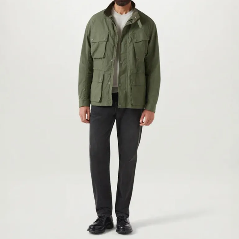 BELSTAFF Service Fieldmaster Jacket in Surplus Green
