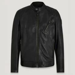 Belstaff V Racer Leather Jacket in Black