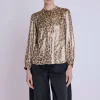 Berenice Cyril L/S Blouse in Leopard Print