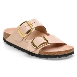 BIRKENSTOCK Arizona BB LENA High Shine Sandals in New Beige