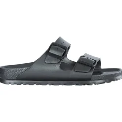 BIRKENSTOCK Womens Arizona EVA Sandals in Metallic Anthracite