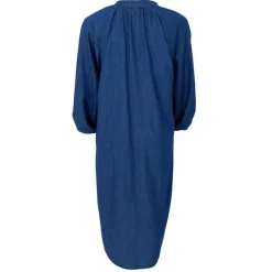 BLACK COLOUR Alison Denim Dress in Denim Blue