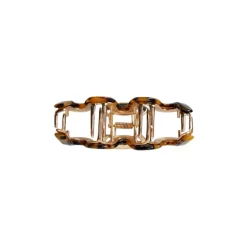 BLACK COLOUR Harlow Hair Claw in Dark Tortoise