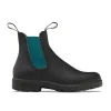 BLUNDSTONE 2320 Leather Boots in Black/Green