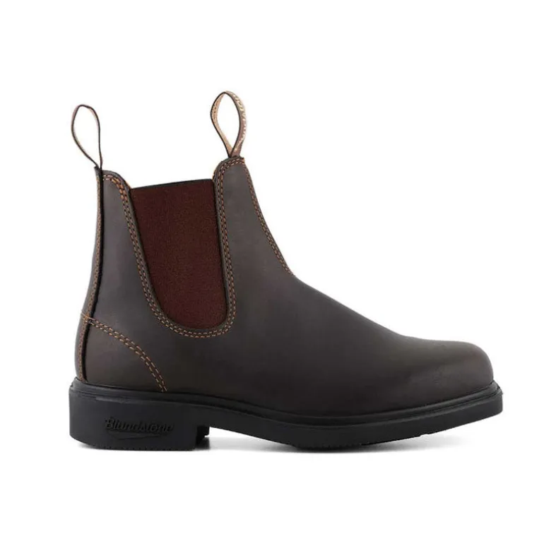 BLUNDSTONE 067 Leather Boots in Stout Brown