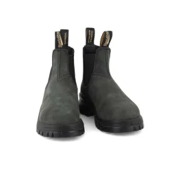 BLUNDSTONE 2238 Leather Boots in Rustic Black