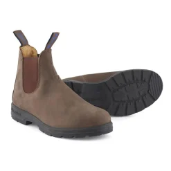 BLUNDSTONE 584 Leather Boots in Rustic Brown