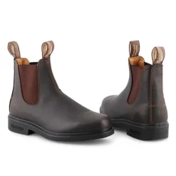 BLUNDSTONE 067 Leather Boots in Stout Brown