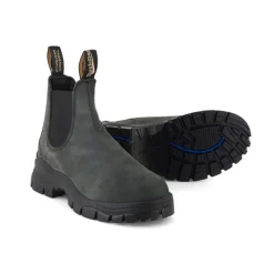 BLUNDSTONE 2238 Leather Boots in Rustic Black