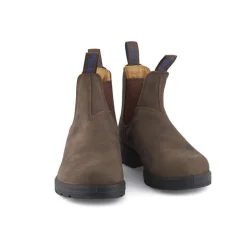 BLUNDSTONE 584 Leather Boots in Rustic Brown