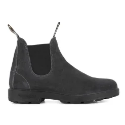 BLUNDSTONE 1910 Wax Suede Boots in Steel Grey