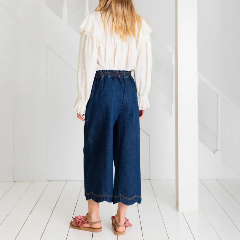 BONTE Aide Trouser in Dark Wash Denim
