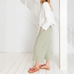 BONTE Aide Trouser in Green Gingham