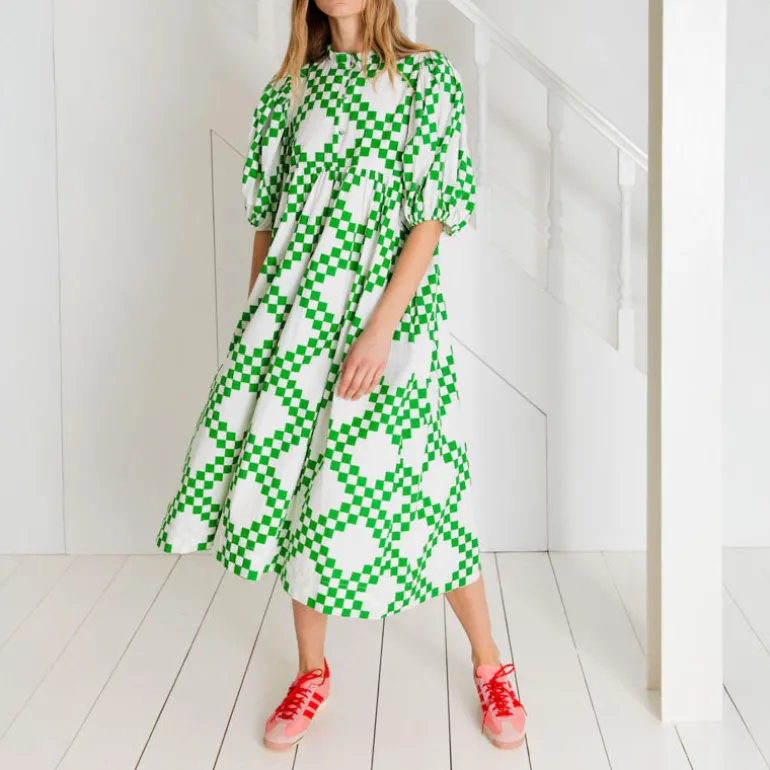 BONTE Briony Dress in Apple Green