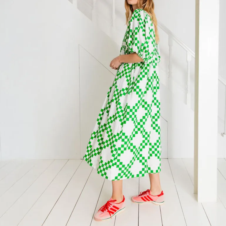 BONTE Briony Dress in Apple Green