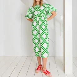 BONTE Briony Dress in Apple Green