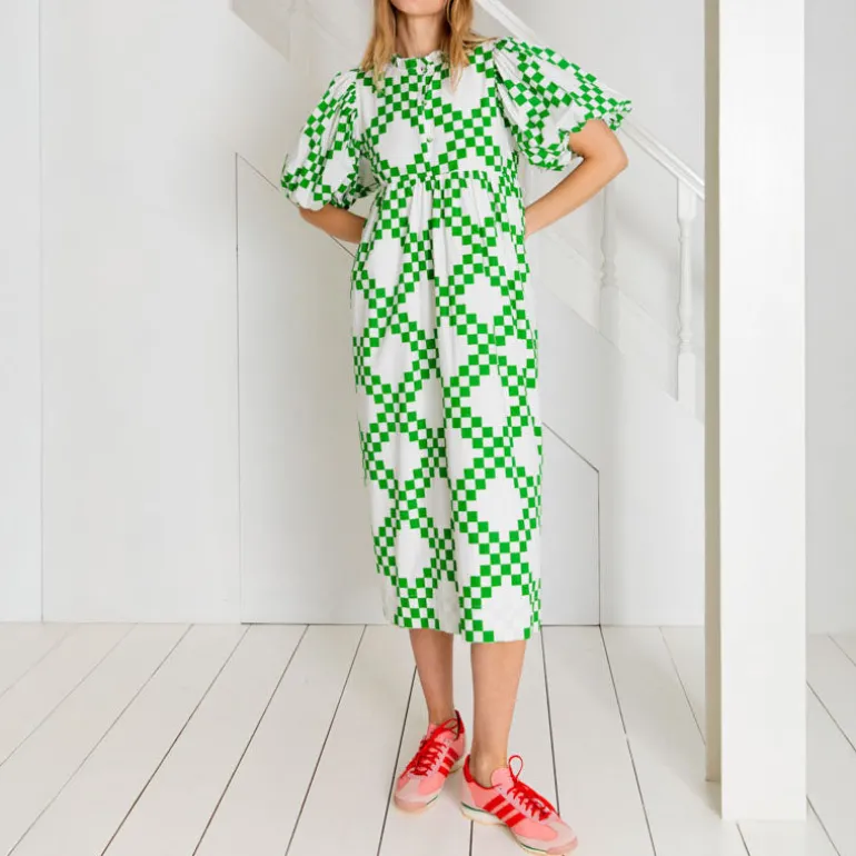 BONTE Briony Dress in Apple Green