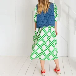 BONTE Briony Dress in Apple Green